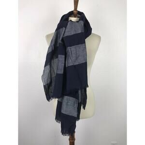 Banana Republic Rectangle Fringe Trim Scarf 38x74